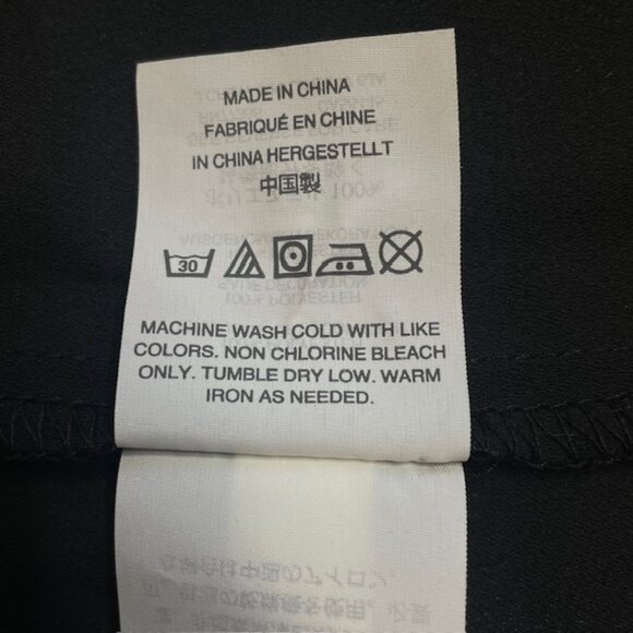 J. CREW FACTORY Black Off-Shoulder Tassel Tie Top, Size 4 - NWT - Picture 6 of 6